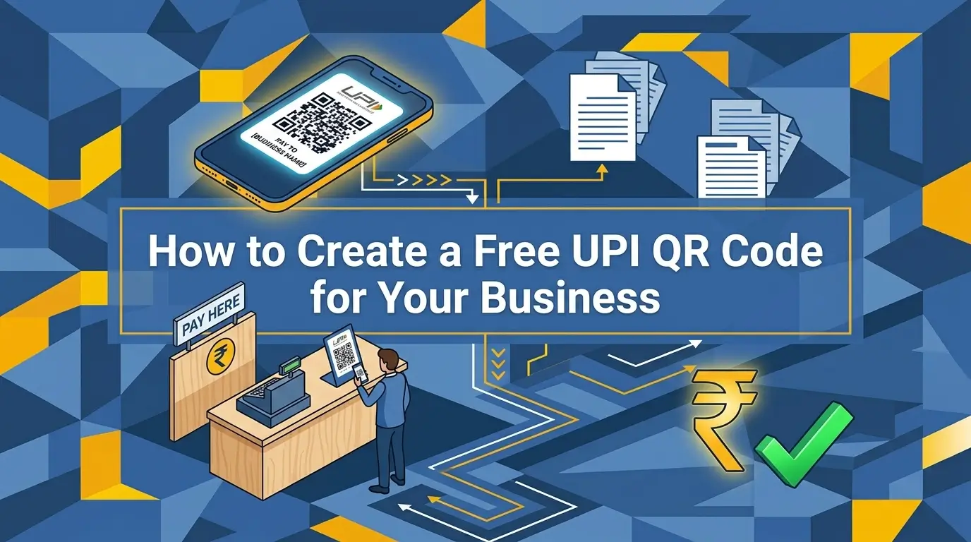 How to Create a Free UPI QR Code for Your Business (2026 Step-by-Step Guide)